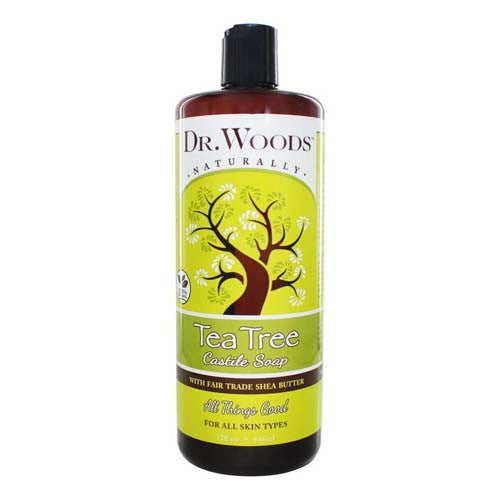 Dr.Woods Shea Vision Pure Tea Tree Castile Soap - 32 Oz